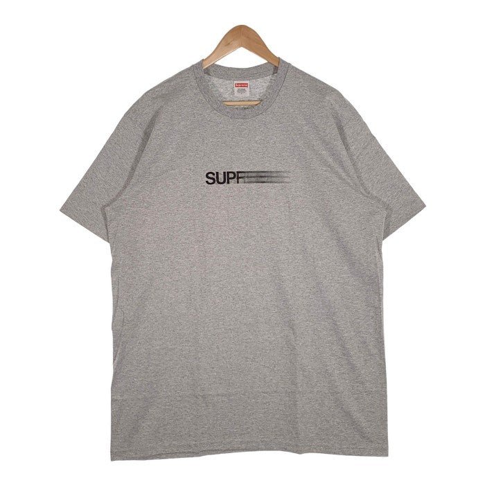 SUPREME シュプリーム 23SS Motion Logo Tee モーションロゴ Tシャツ グレー Size L 福生店
