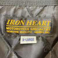 IRON HEART アイアンハート IHW-06 メルトンウール バッファロージャケット レッド×ブラック sizeL 瑞穂店