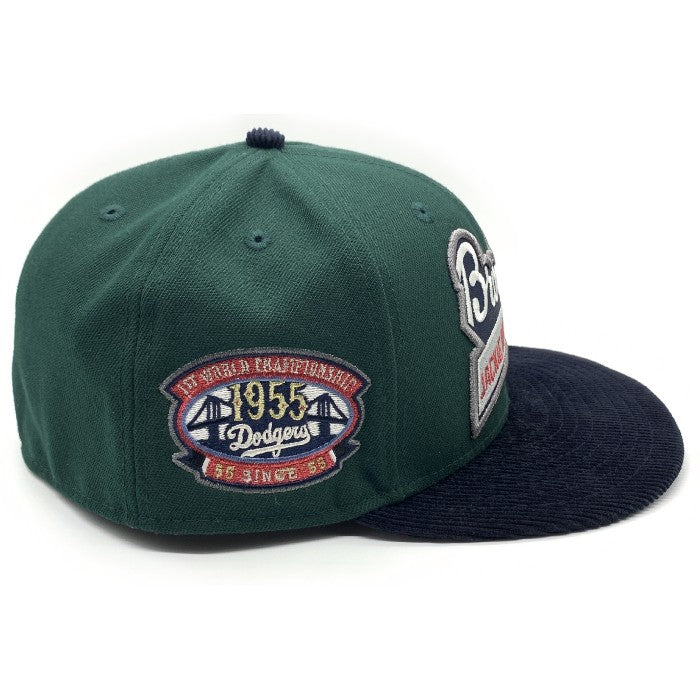 New Era ニューエラ 59FIFTY Dodgers ブルックリン ドジャース 1955World Champion グリーン ブラック Size 7 5/8(60.6cm) 福生店