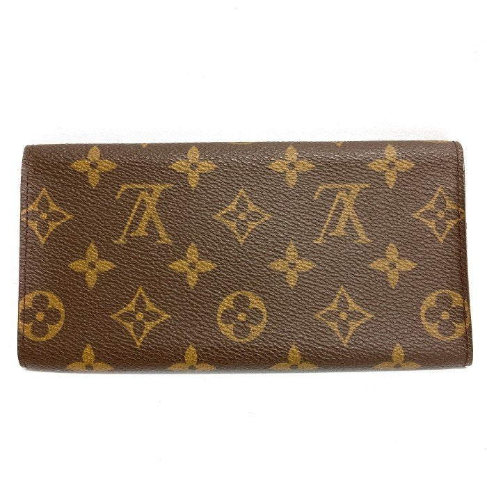 LOUIS VUITTON ルイ･ヴィトン モノグラム ポルトフォイユ 3カルトクレディ M61818 長財布 札カード入れ スリムウォレット ブラウン 瑞穂店