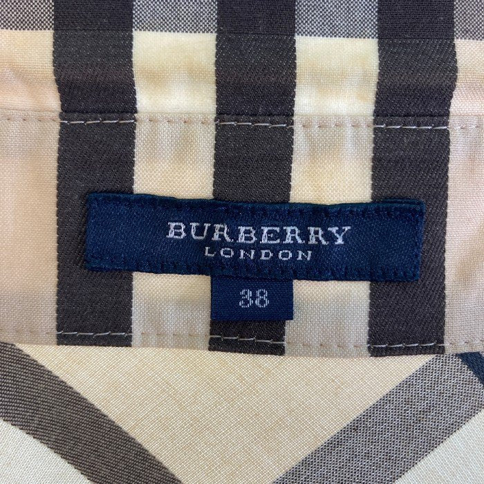 BURBERRY LONDON バーバリー ロンドン FMA51-031-42 ノヴァチェックノースリーブシャツワンピース ベージュ size38 瑞穂店