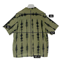 HUF ハフ 半袖シャツ BU00176 SEISMOGRAM RESORT SHIRT 開襟シャツ グリーン sizeM 瑞穂店