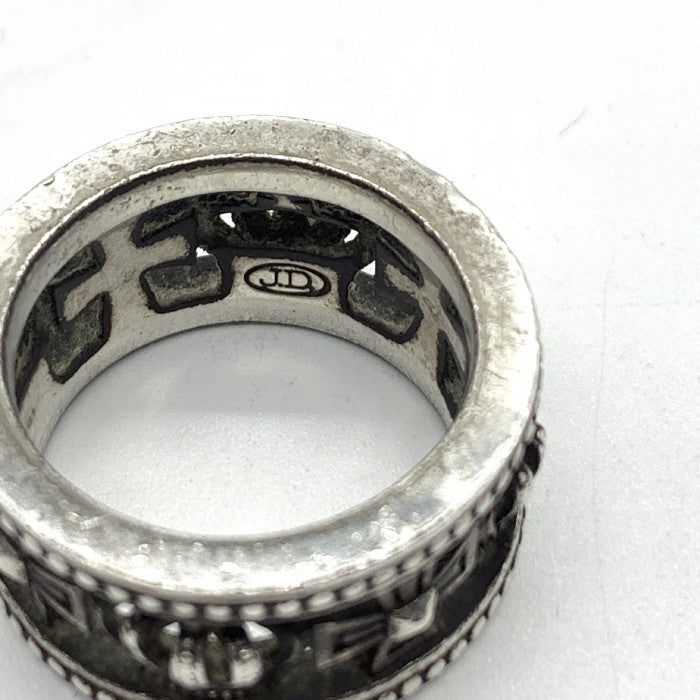 Justin Davis ジャスティンデイビス MEDIEVAL WEDDING BAND クラウン クロス リング SV925 Size 14号 福生店