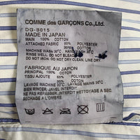 COMME des GARCONS HOMME DEUX コムデギャルソンオムドゥ ストライプ 切替 長袖シャツ シャンブレーカラー ホワイト DG-B015 Size M 福生店