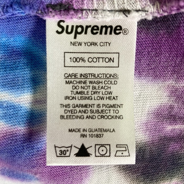 Supreme シュプリーム 21SS Dyed Bear L/S Top タイダイ ベアー 総柄 プリント クルーネック ロンT ブルー sizeM 瑞穂店