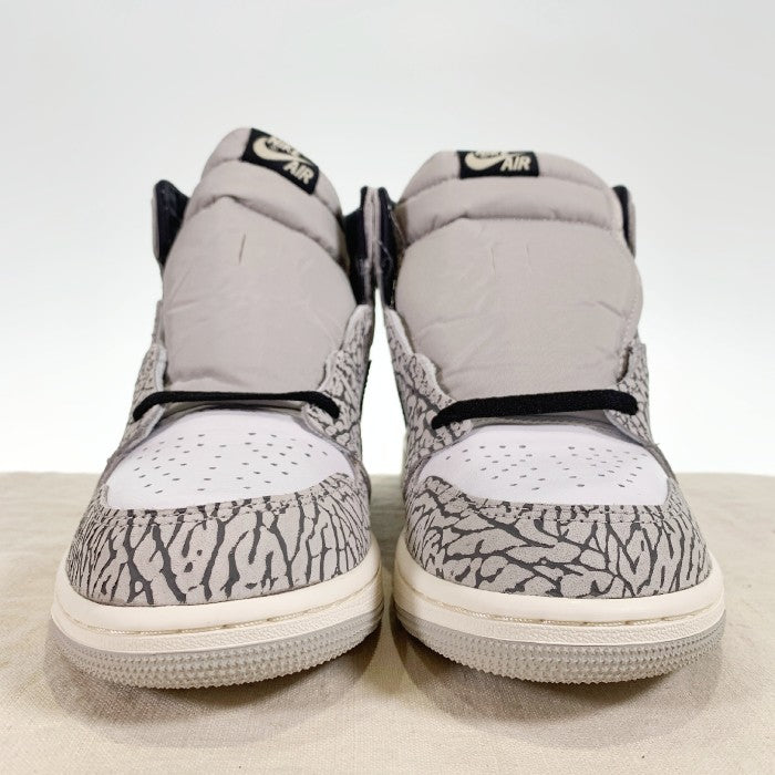 AIR JORDAN 1 RETRO HIGH OG エアジョーダン1レトロハイ ホワイトセメント DZ5485-052 Size 27.5cm 福生店