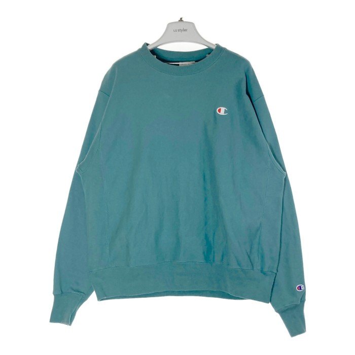 CHAMPION チャンピオン REVERSE WEAVE リバースウィーブ クル―ネックスウェット ターコイズ sizeL 瑞穂店