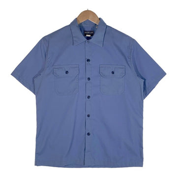 SUGAR CANE シュガーケーン USA製 コットン ワークシャツ 半袖 ブルー Size M 福生店