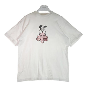 WASTED YOUTH ウェイステッドユース POWERS SUPPLY L/S TEE グラフィックロゴプリント VERDY Tシャツ ホワイト sizeL 瑞穂店