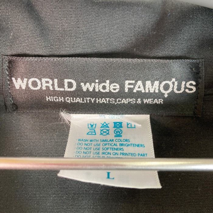 WORLD WIDE FAMOUS ワールドワイドフェイマス モッズコート ブラック sizeL 瑞穂店