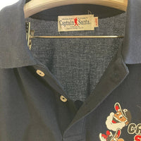 CAPTAIN SANTA キャプテンサンタ HIS FRIENDS ポロシャツ ネイビー sizeXL 瑞穂店