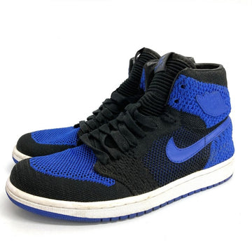 NIKE ナイキ 919704-006 AIR JORDAN 1 RETRO HI FLYKNIT  ブルー × ブラック size26.5cm 瑞穂店