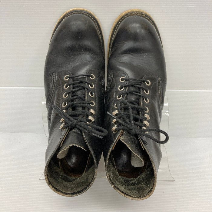 RED WING レッドウィング Irish Setter 90's 四角犬タグ プレーントゥ ブーツ ブラック size26cm 瑞穂店