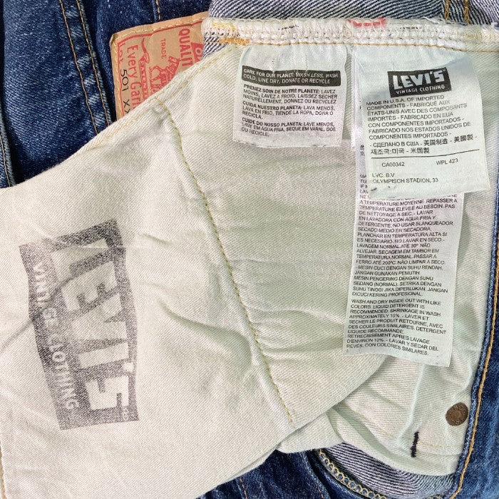 LEVI'S リーバイス 501XX 1955年モデル USA製 50155-0040 ボタン裏4420 ビッグE セルビッチ デニムパンツ インディゴ sizeW36 瑞穂店