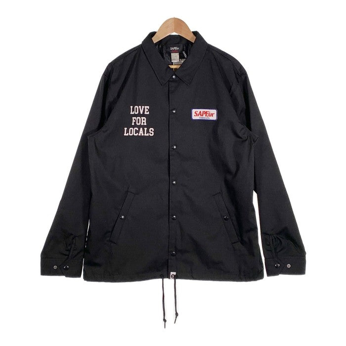 SAPEur サプール LOCALS JKT コーチジャケット ブラック A0022-318 Size XL 福生店