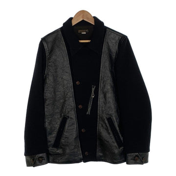 WESTRIDE ウエストライド CALIFORNIA WOOL JACKET カリフォルニア ウールジャケット ホースハイド ウール切替 ブラック Size 38 福生店