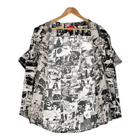 SUPREME シュプリーム 18SS Vibrations Rayon Shirt バイブレーション レーヨンシャツ 総柄 ホワイト Size XL 福生店