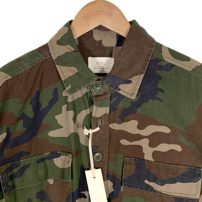 FOG FEAR OF GOD フォグ フィアオブゴッド COLLECTION ONE Camo Jacket カモ シャツジャケット ウッドランドカモ Size M 福生店