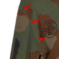 OFF-WHITE オフホワイト Camouflage Hoodies カモフラージュ ジップアップパーカー 並行品 Size M 福生店