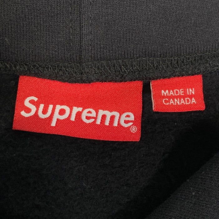 SUPREME シュプリーム 18SS Corner Label Hooded Sweatshirt コーナーラベル スウェットパーカー ブラック Size M 福生店