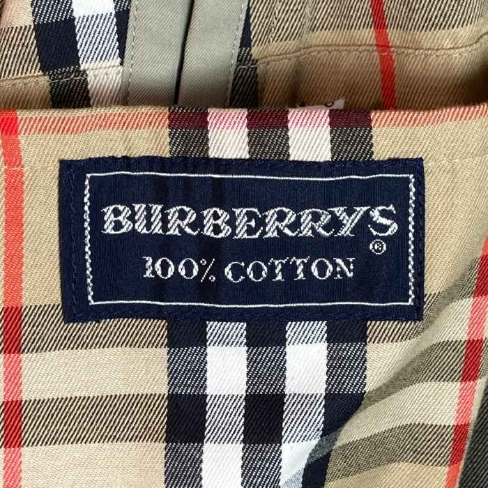 BURBERRYS バーバリー 裏ノバチェックト ベルト付き ステンカラーコート カーキ size- 瑞穂店