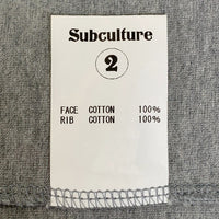 SUBCULTURE サブカルチャー イーグル スカル プリントTシャツ グレー Size 2 福生店