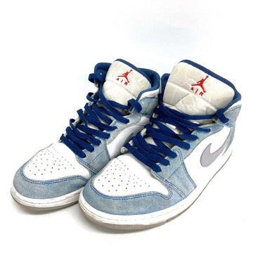NIKE ナイキ DN3706-401 AIR JORDAN 1 MID SE WHITE エアジョーダン 1 ミッド SE ホワイト スニーカー ブルー size27cm 瑞穂店