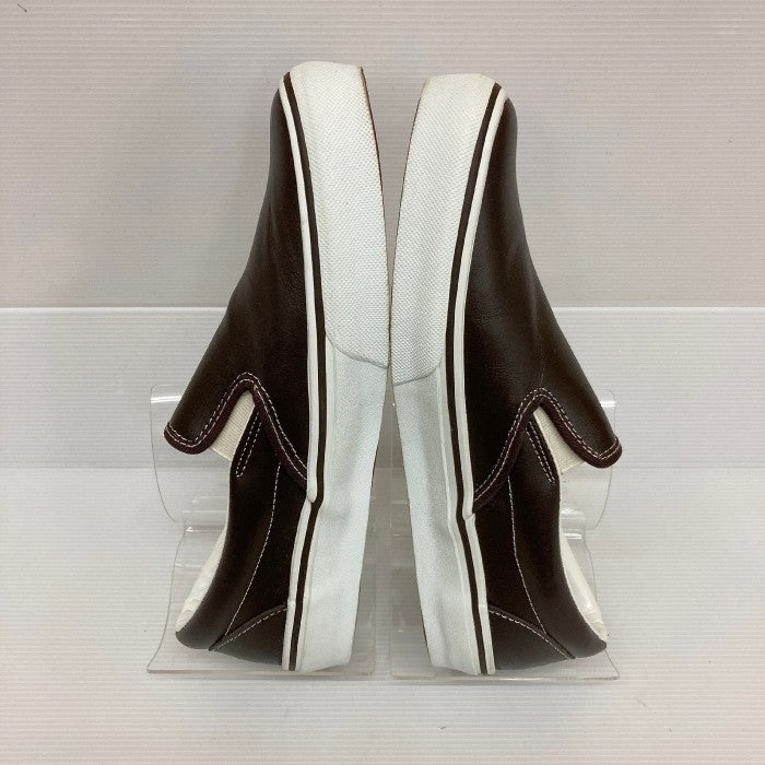 VANS バンズ  slip-on  スリッポン レザー V98LCL ブラウン size27.5cm 瑞穂店