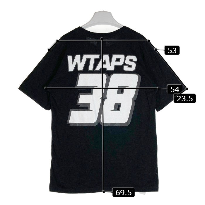 WTAPS ダブルタップス  FLAMES ファイヤー Tシャツ ブラック size03 瑞穂店