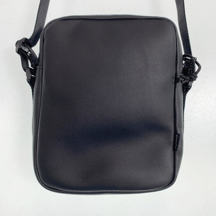 SUPREME シュプリーム 23AW Leather Shoulder Bag レザーショルダーバッグ ブラック 福生店