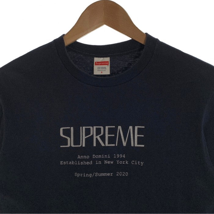 SUPREME シュプリーム 20SS Anno Domini Tee アノドミニ プリントTシャツ ネイビー Size S 福生店