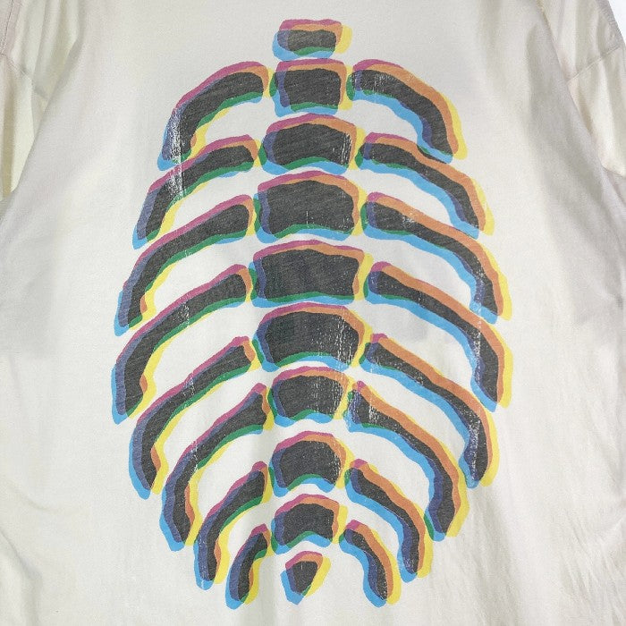 ALCHEMIST アルケミスト ダメージ加工 バックボーン プリントTシャツ 20AW AL-A20-0000-002 ホワイト sizeXL 瑞穂店