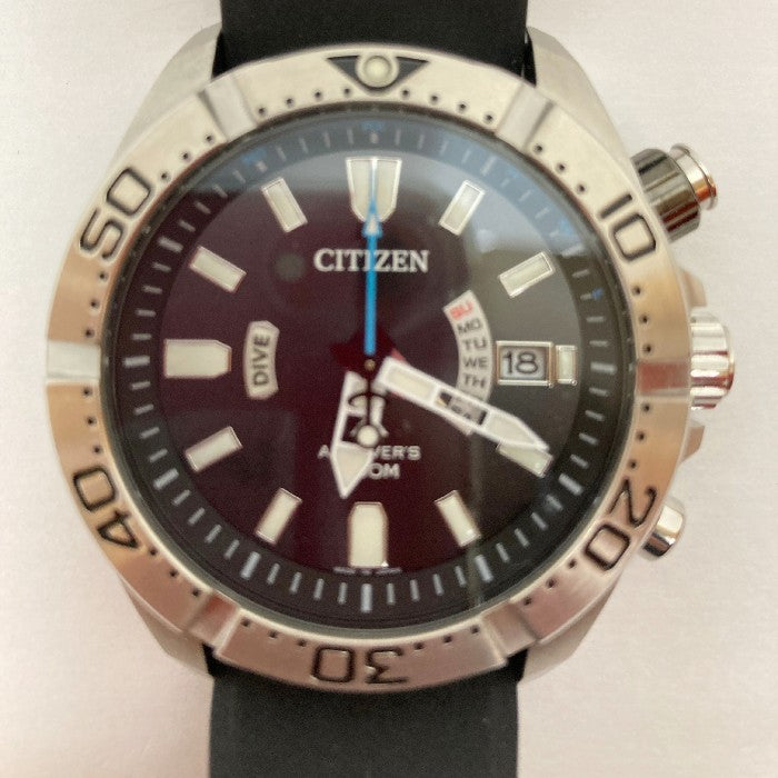 CITIZEN シチズン MARINE PMD56-3083 Cal.H112 PROMASTER プロマスター ラバーベルト エコ・ドライブ電波  腕時計 瑞穂店