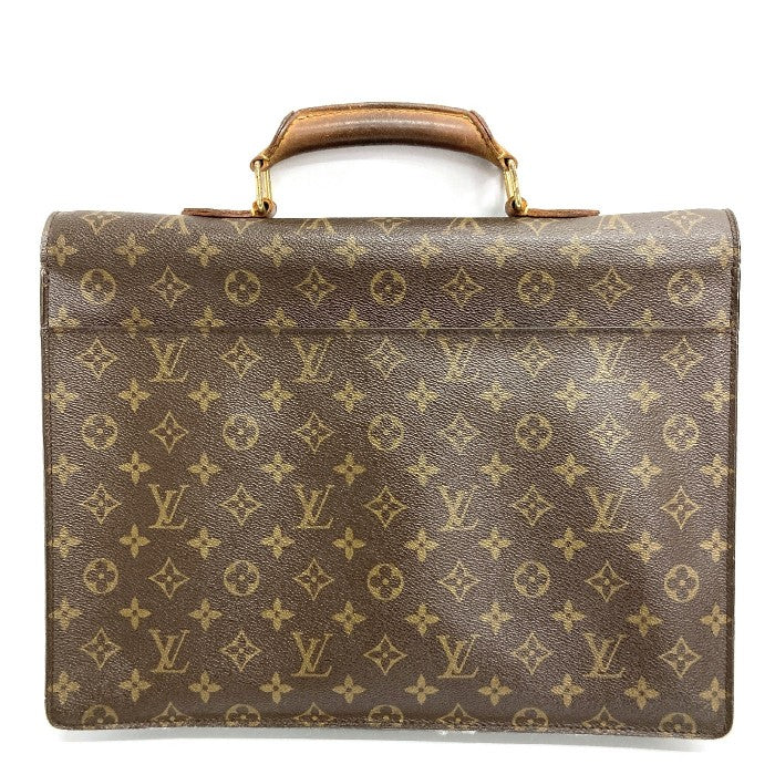 LOUIS VUITTON ルイ ヴィトン ビジネスバッグ M53331 モノグラムキャンバス レザー ブラウン ゴールド金具 ブリーフケース ブラウン 瑞穂店