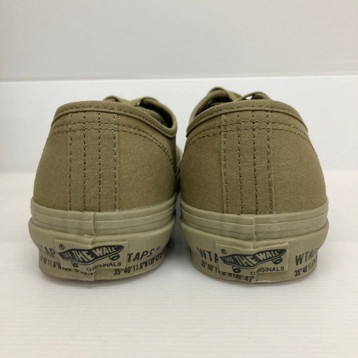 WTAPS × VANS ダブルタップス × バンズ 25周年 AUTHENTIC OLIVE オーセンティック オリーブ size27.5cm 瑞穂店