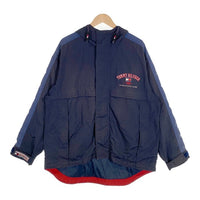 90's TOMMY HILFIGER トミーヒルフィガー ナイロン マウンテンパーカー USA 1996 ネイビー Size M 福生店