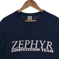 LEF HO ZEPHYR レフホー ゼファー プリントTシャツ ネイビー Size L 福生店