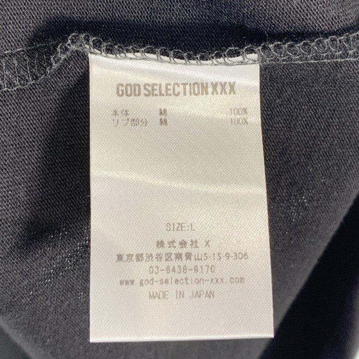 GOD SELECTION XXX ゴッドセレクショントリプルエックス 23AW プリント Tシャツ ブラック GX-A23-ST-02 Size L 福生店