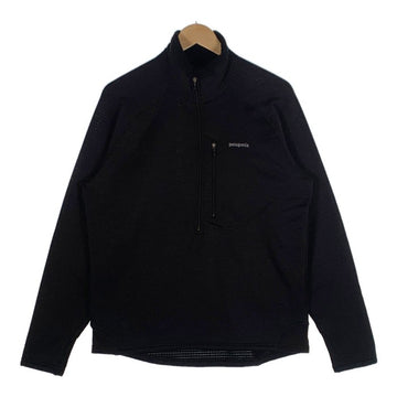 patagonia パタゴニア R1 ハーフジップ プルオーバートップ POLARTEC ブラック タグ無 Size M 相当 福生店