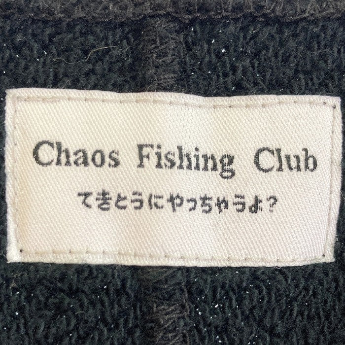 Chaos Fishing Club カオスフィッシングクラブ ロゴスウェットパンツ ブラック sizeL 瑞穂店