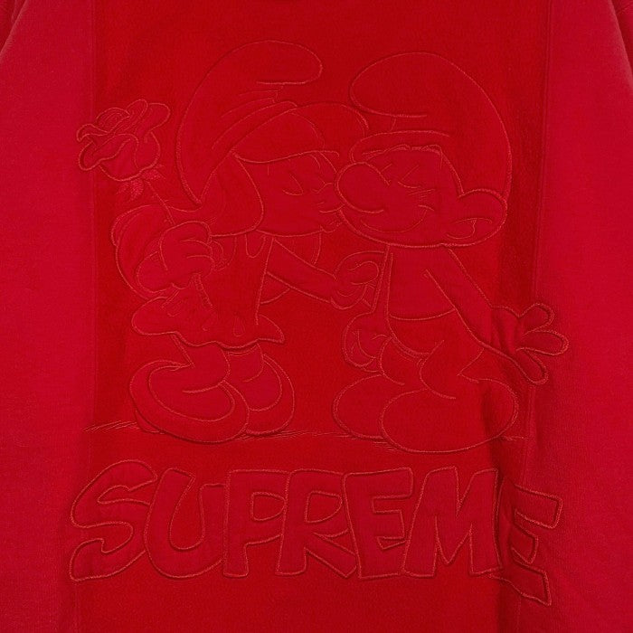 SUPREME シュプリーム 20AW Smurfs Hooded Sweatshirt スマーフ プルオーバー スウェットパーカー レッド Size XL 福生店