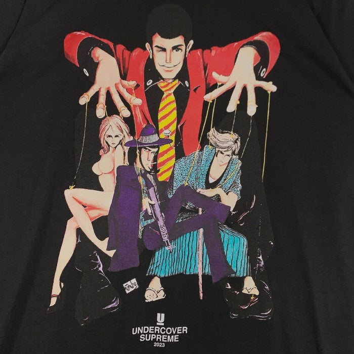SUPREME シュプリーム 23SS UNDERCOVER アンダーカバー Lupin Tee ルパン Tシャツ ブラック Size L 福生店