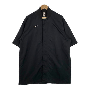 NIKE ナイキ 20AW FEAR OFGOD フィアオブゴッド NBA NRG W WARM UP TOP ウォームアップトップ 半袖シャツ ブラック CU4686-010 Size M 福生店