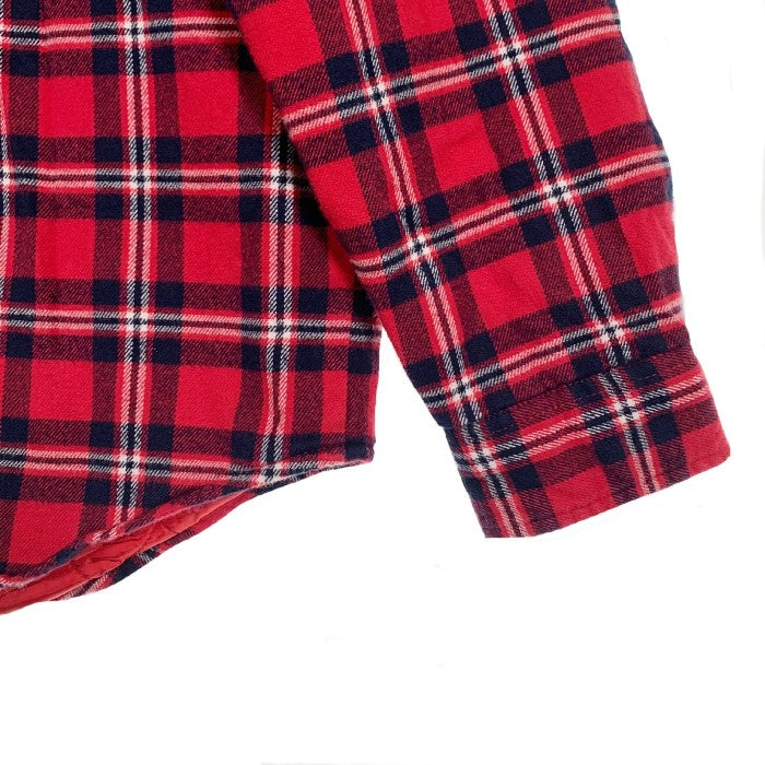 SUPREME シュプリーム 19AW Arc logo Quilted Flannel Shirt アーチロゴ キルティング フランネルシャツ  レッド Size M 福生店