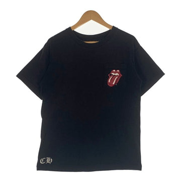 Chrome Hearts クロムハーツ リップ&タン プリント ポケットTシャツ ブラック Size M 福生店