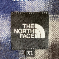 THE NORTH FACE ザ・ノースフェイス NT26151 チェック ウールネルシャツ ネイビー×ホワイト sizeXL 瑞穂店