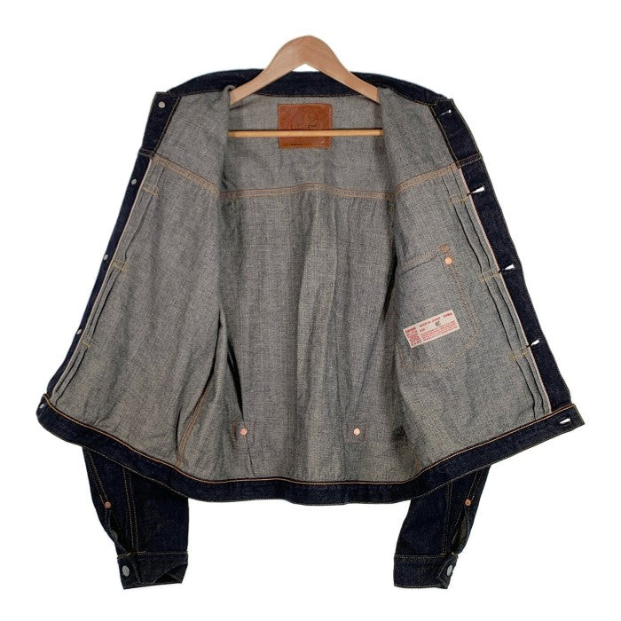 EVISU エヴィス 1506 デニムジャケット 1st型 黒カモメ インディゴ Size 46 福生店