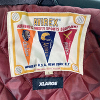 AVIREX × XLARGE アヴィレックス × エクストララージ 6122152 ICON JACKET レザージャケット ブラック sizeL 瑞穂店