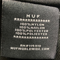 HUF ハフ ロゴプリント コーチジャケット ブラック size2XL 瑞穂店