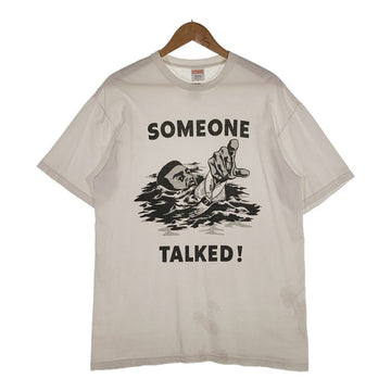 SUPREME シュプリーム 05SS Someone Talked Tee プリントTシャツ ホワイト Size L 福生店